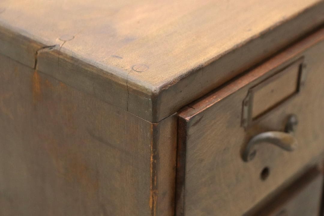 レトロ 9杯 小引き出し 収納 抽斗 書類 小物入れ ヴィンテージ