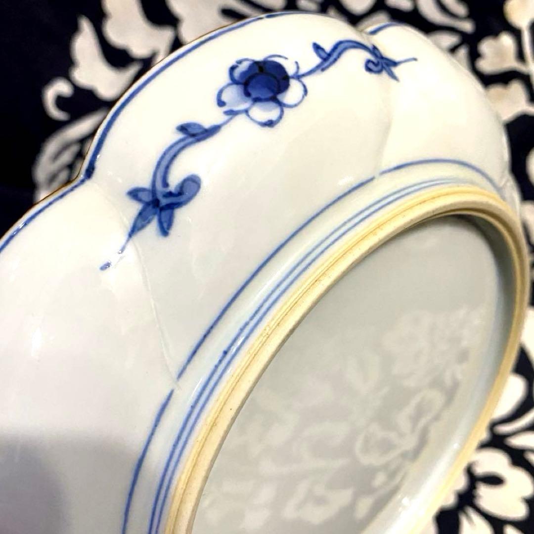 京焼　加藤雲泉　彩色輪花捻祥瑞柄　二枚組　京都　清水焼　作家物　お正月・お祝いに