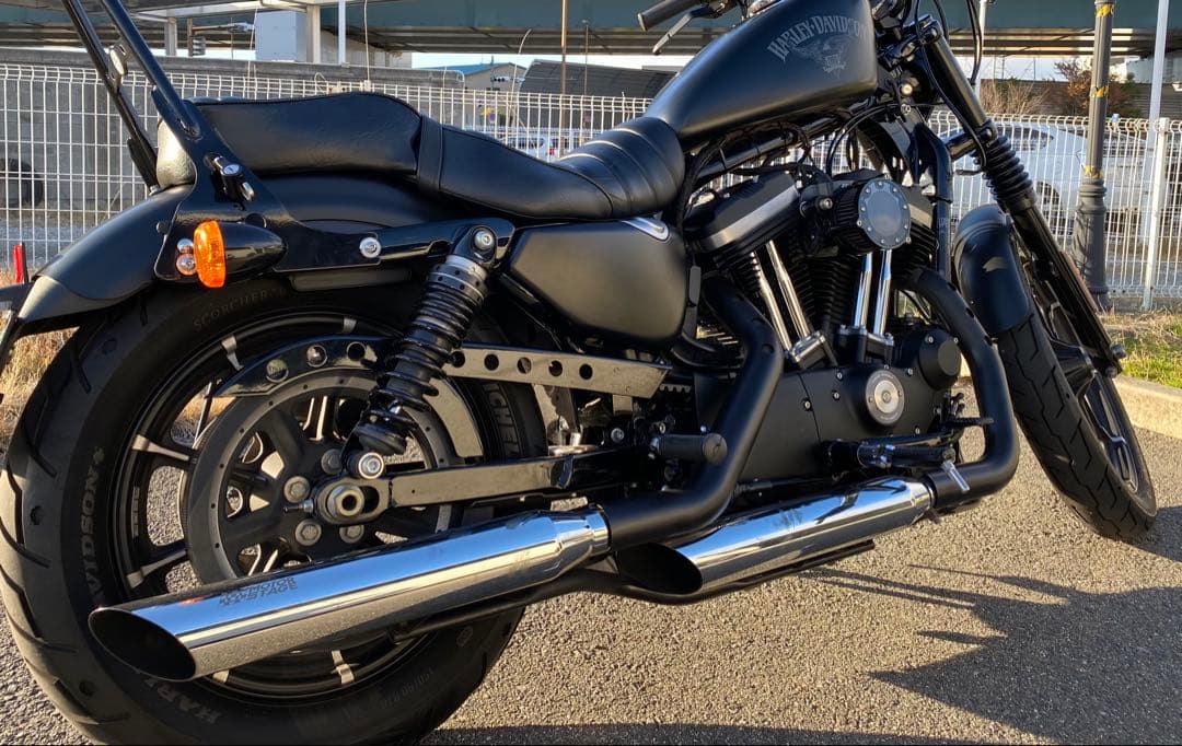 ハーレー スポーツスター モーターステージ スラッシュ マフラー