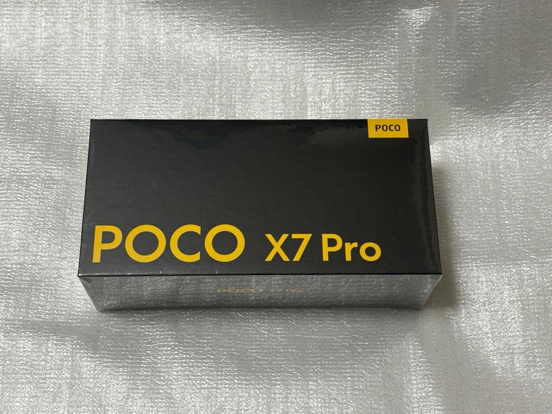 POCO X7 Pro 8G/256GB ブラック　日本語版　新品未開封