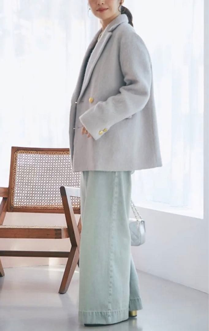 【新品】ラブティックボンボン ヘアリーシャギージャケット コート