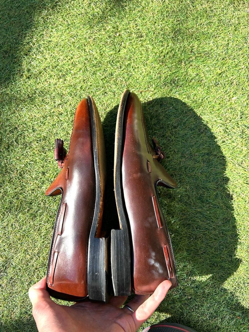 アレンエドモンズ　コードバン　タッセルローファー　10.5 D GRAYSON