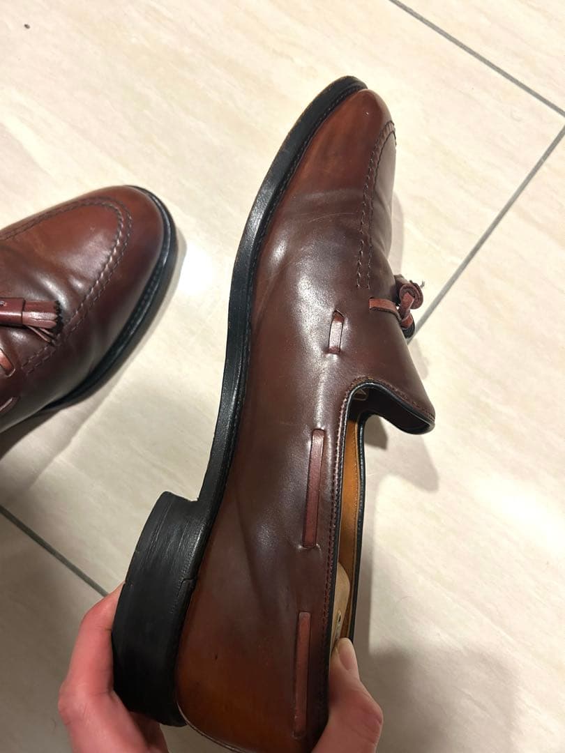 アレンエドモンズ　コードバン　タッセルローファー　10.5 D GRAYSON