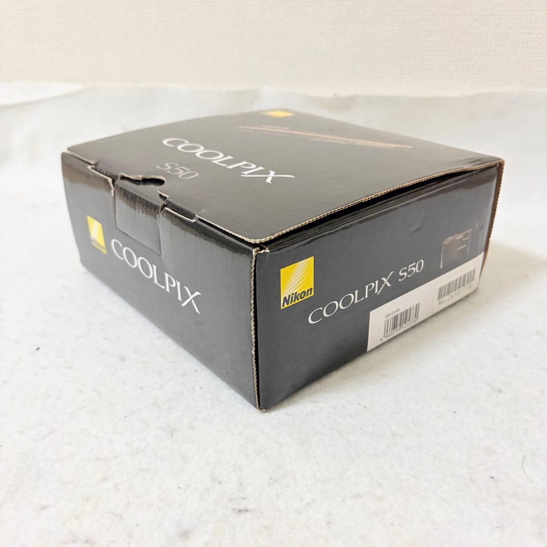 Nikonニコン COOLPIX S50 デジタルカメラ 動作確認済 コンデジ
