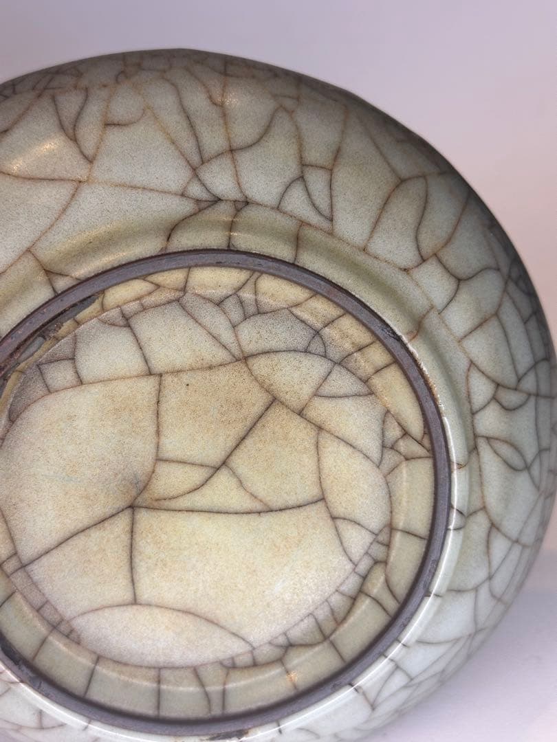 Qucollect專用宋代　哥窯　青瓷　盤　開片　古陶磁　青瓷皿　骨董