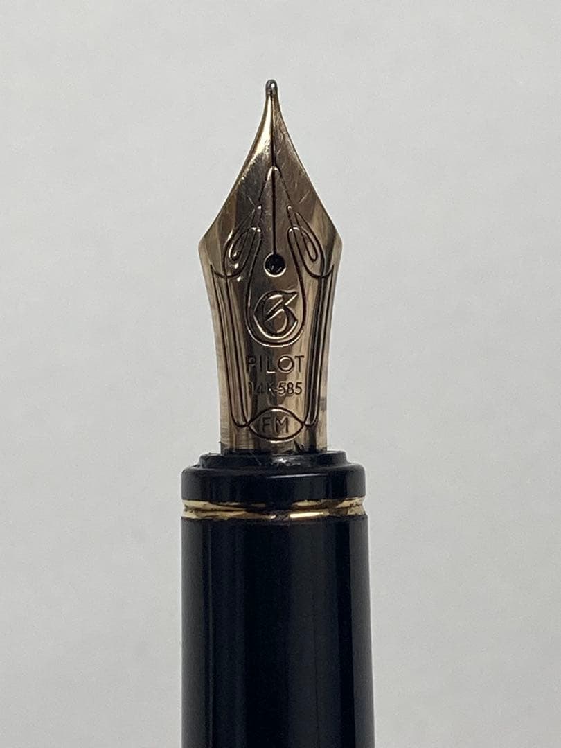 PILOT パイロット 万年筆 マーブルグリーン 14K 585 FM