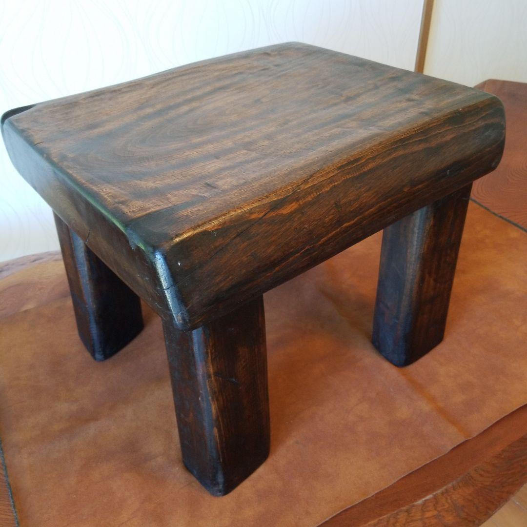 サイドテーブル《楠の木》クスの木　無垢材