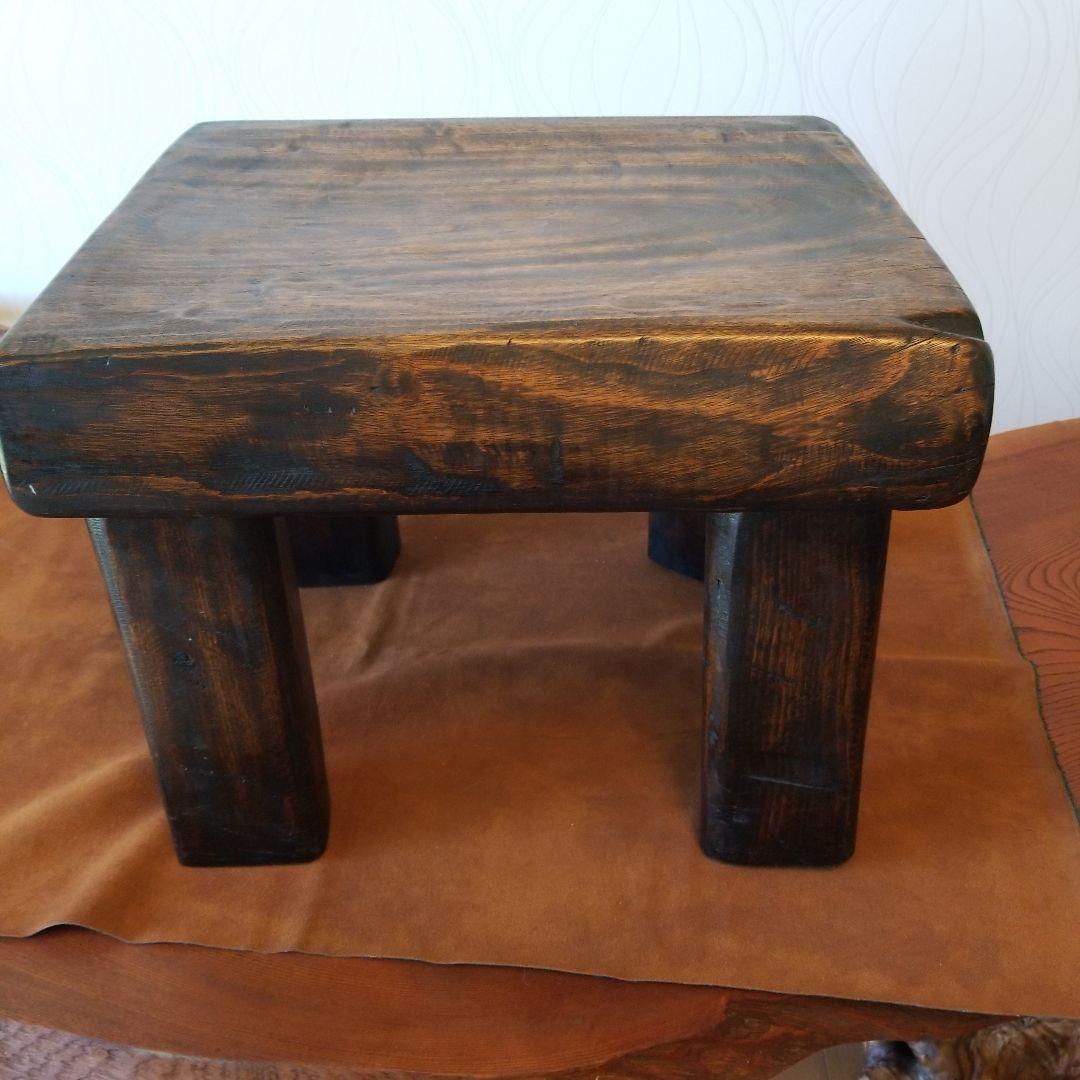 サイドテーブル《楠の木》クスの木　無垢材