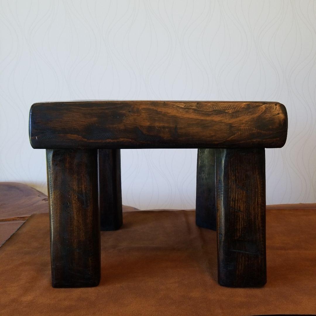 サイドテーブル《楠の木》クスの木　無垢材