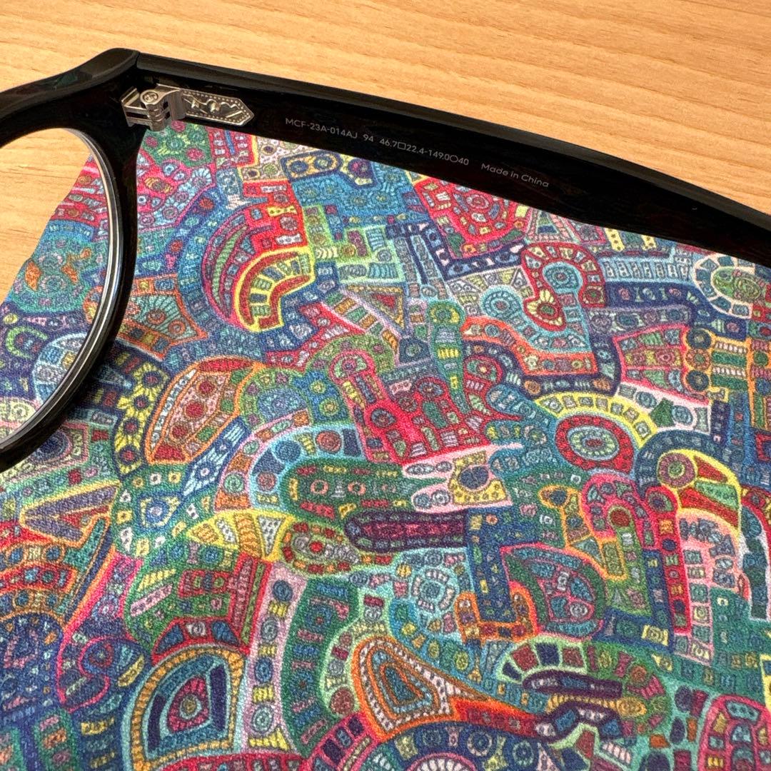 ほぼ未使用/JINS/黒縁メガネ