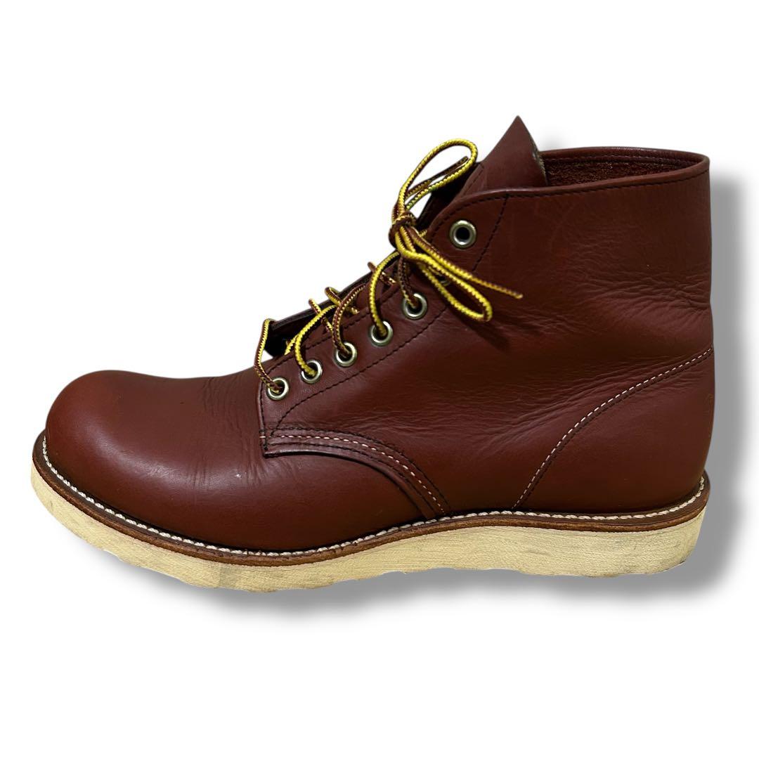 【美品】26.5cm RED WING 9105 ワークブーツ プレーントゥ