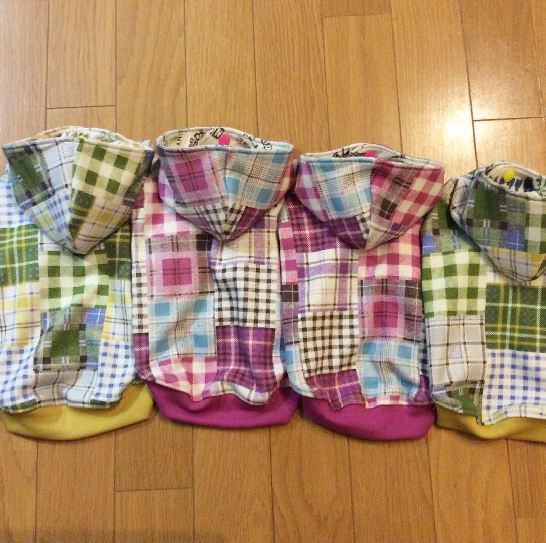 とっくりパーカー    犬服  ハンドメイド