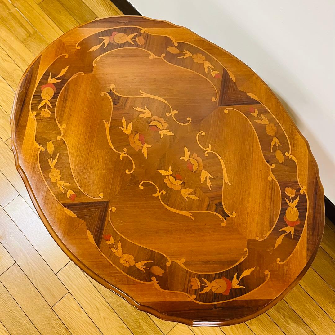 希少品　アンティーク　イタリア製　テーブル　コーヒーテーブル　送料込