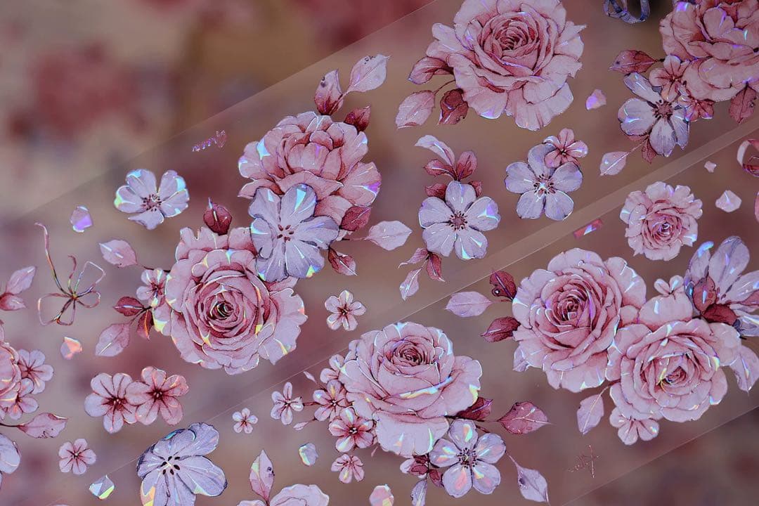 小白家文創《朝雾》海外マスキングテープ　マステ 【2515】