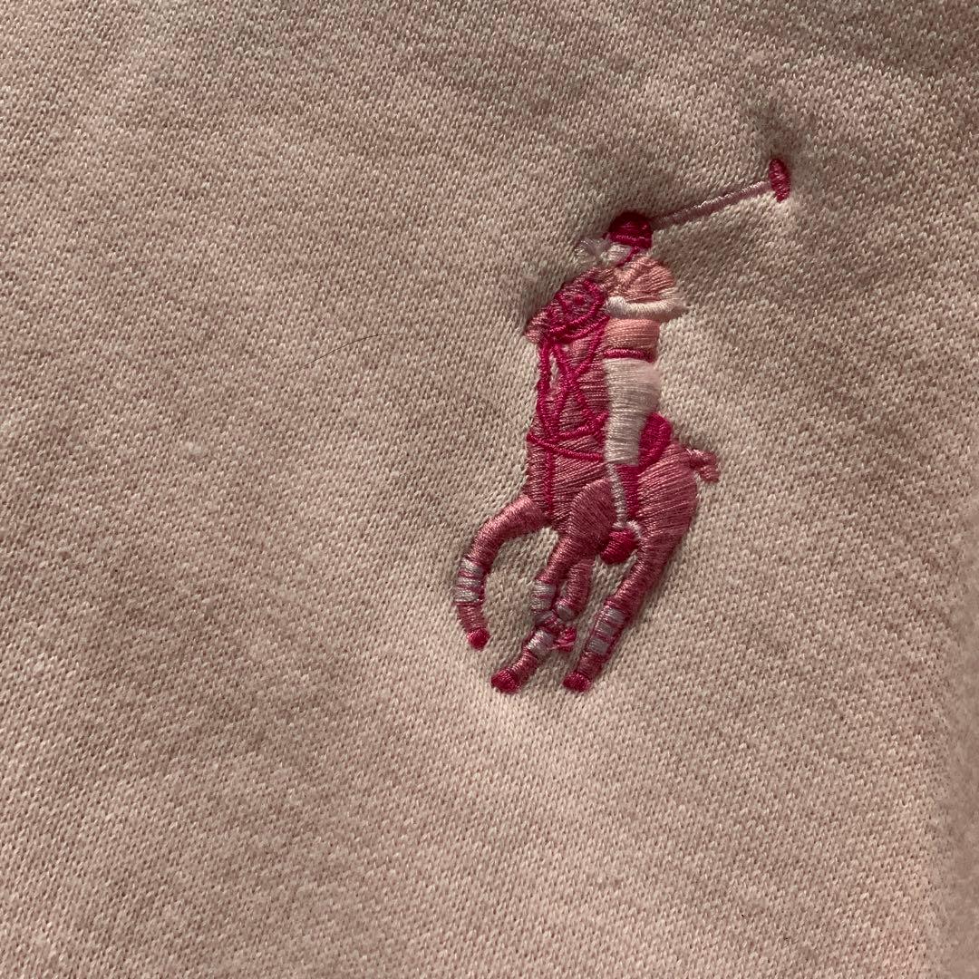 ピンクポニー　ラルフローレン　裏起毛スウェット　オーバーサイズ　バックプリント