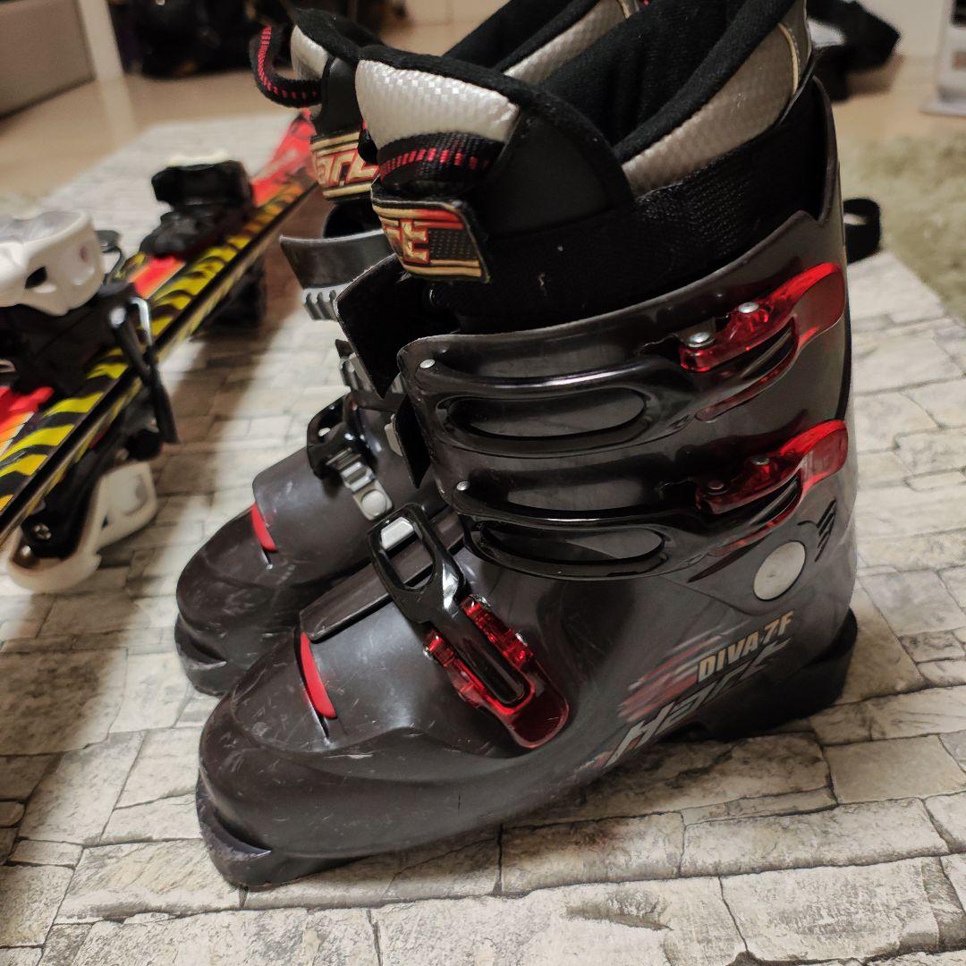 スキー4点セット Volkl スキー 130cm HART製24cmスキー靴