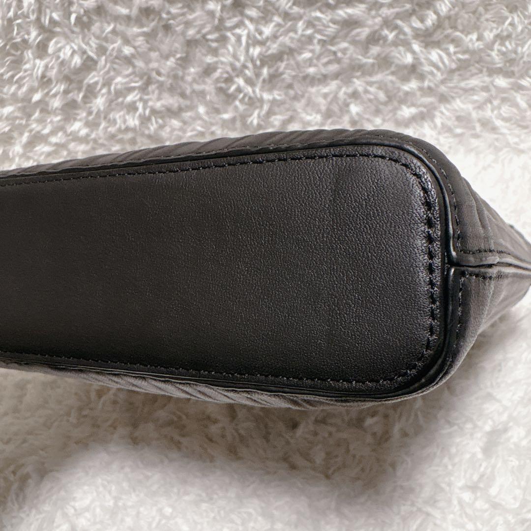 ポールスミス シャドーストライプ レザー 2WAY ブリーフケース ブラック