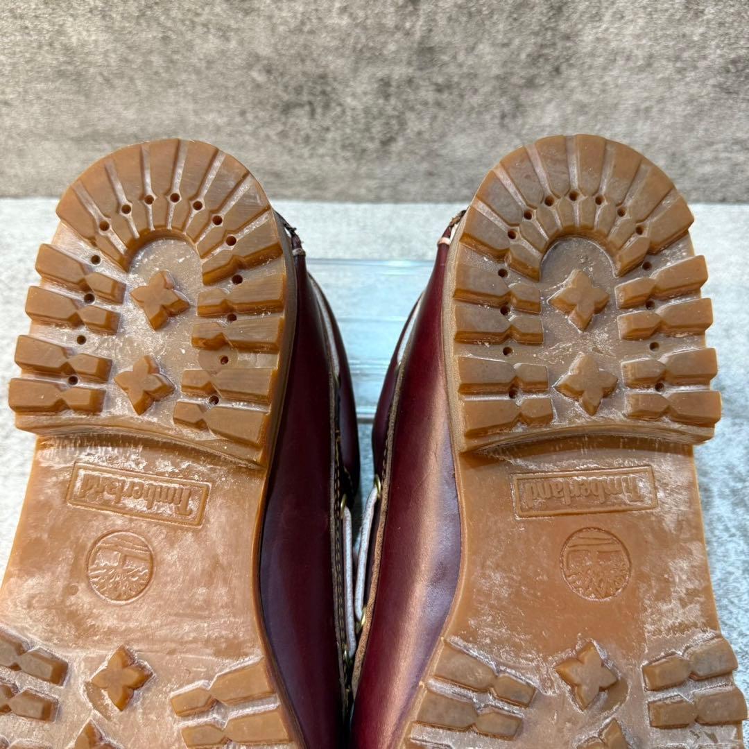 【定番】ティンバーランド デッキシューズ 3eye クラシック バーガンディ