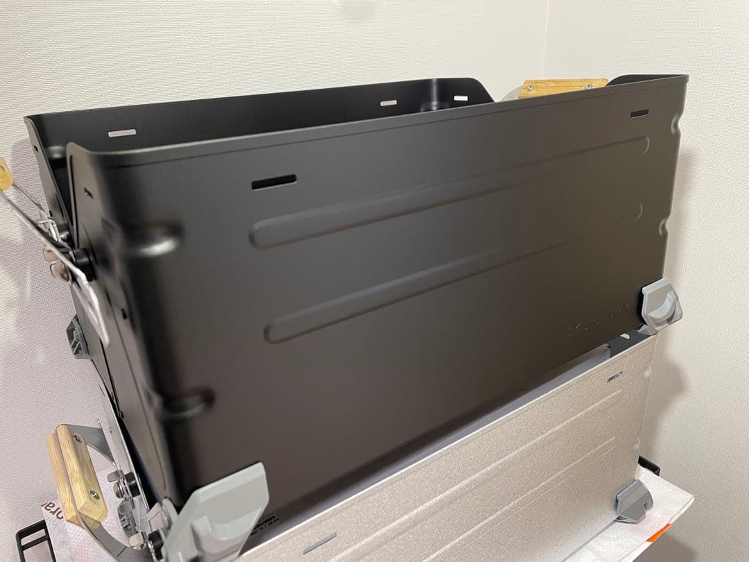 シェルフコンテナ25 マットブラック塗装　 peak スノーピーク