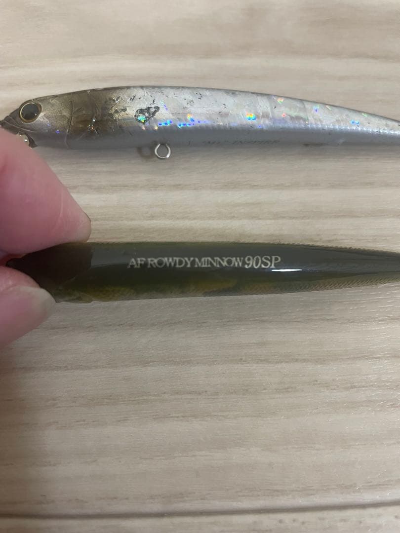 フラッシュミノー13個、インスパイアミノー1個 他15個セット　収納ケース付