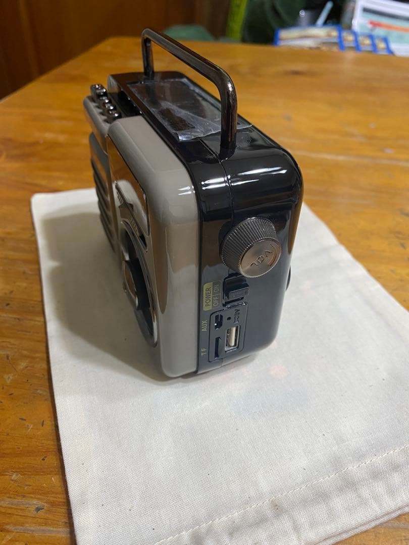 RELAX ポータブルラジオ AM/FM Bluetooth ウォームグレー