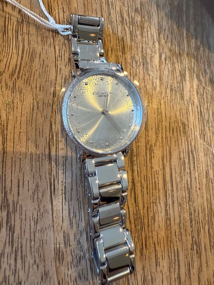 k*g様 22,000円相当‼️【新品未使用タグ付き】COACH シルバー 腕時