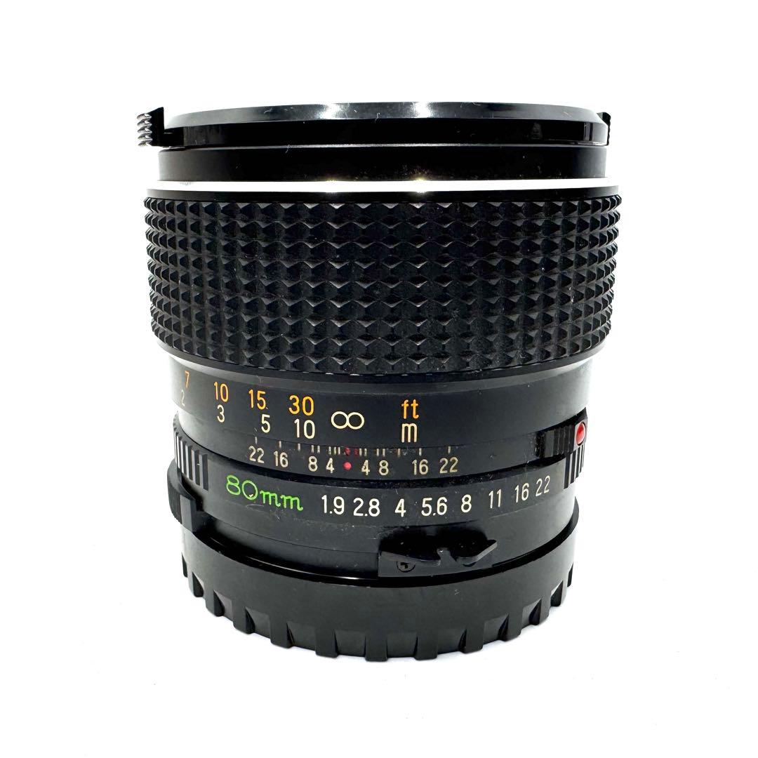 動作良好 MAMIYA マミヤ SEKOR C 80mm F1.9 単焦点レンズ
