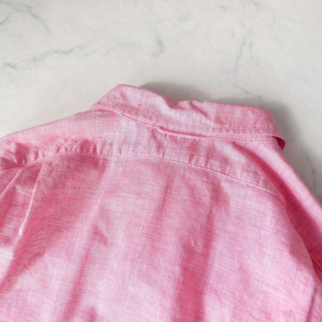 美品❁45R ハケ目の908グランパプルシャツ 45rpm ピンク ユニセックス