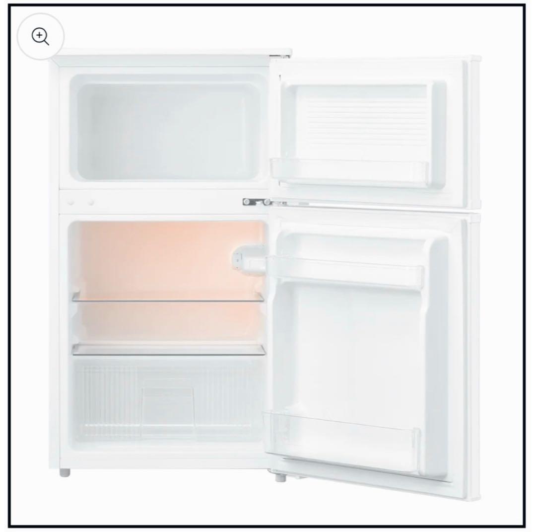 コンフィー 冷凍 冷蔵庫 90L 2ドア RCT90WH/E