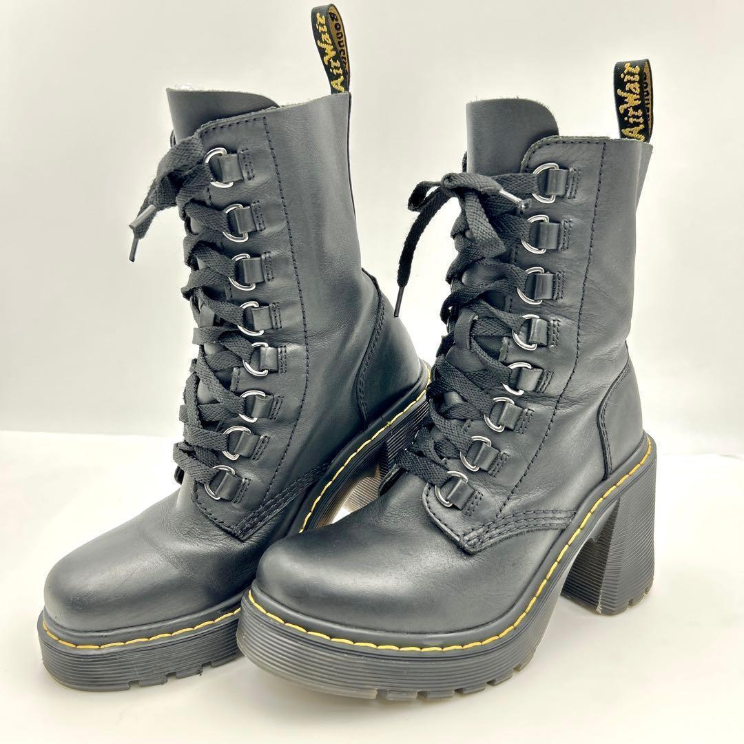 【美品】ドクターマーチン CHESNEY ヒールブーツ 24㎝ 厚底 765