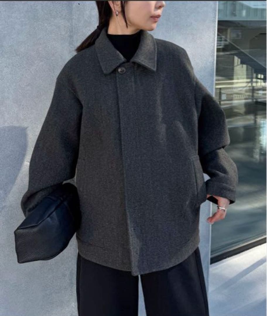 selectMOCA by son ビッグシルエットミドルコート