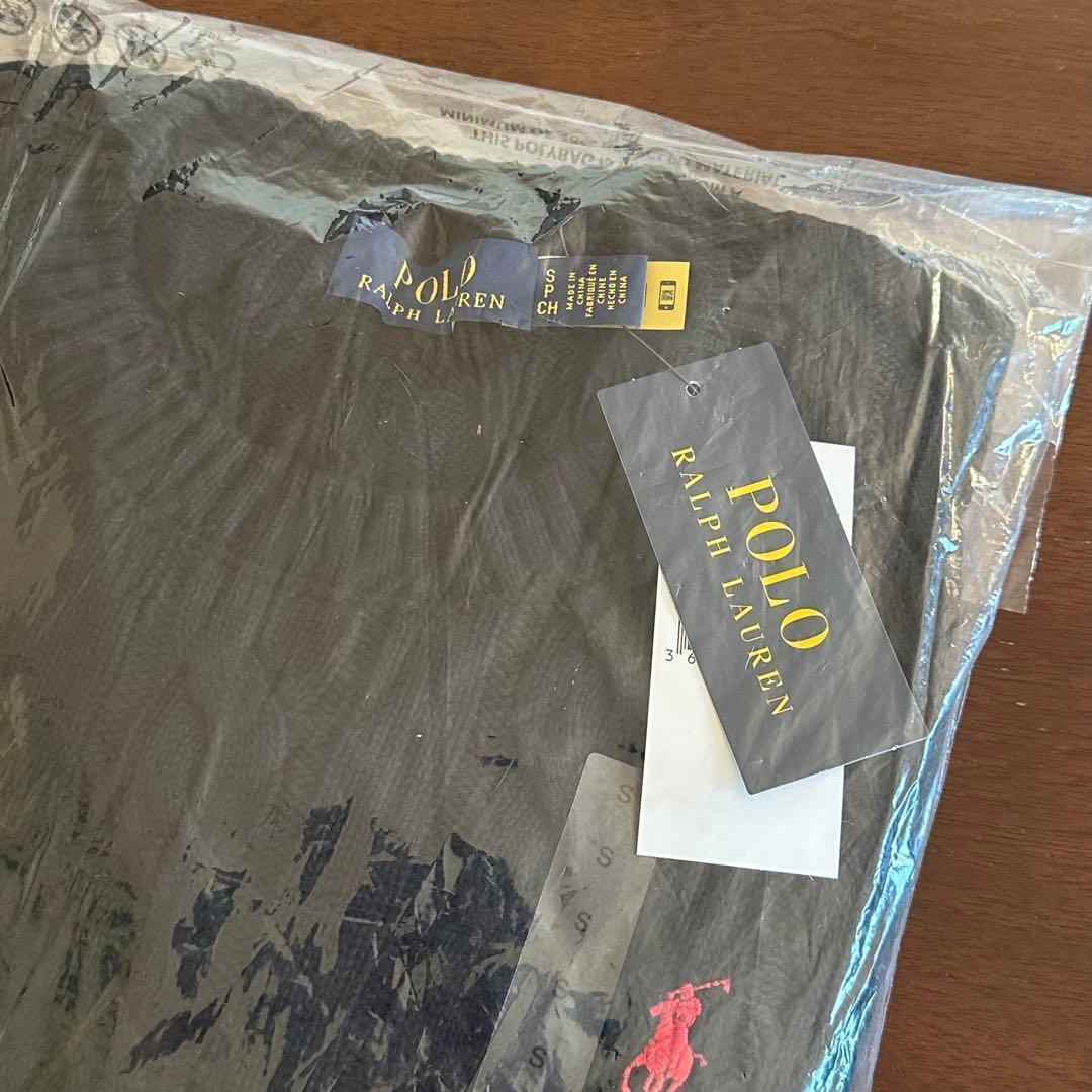 黒S【新品タグ付】POLO ラルフローレン コットン ケーブル セーターメンズ