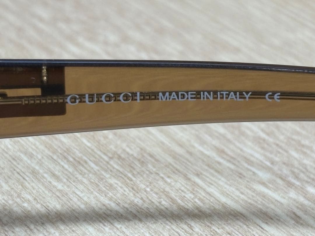 ☆GUCCI オーバルサングラス ブラウン