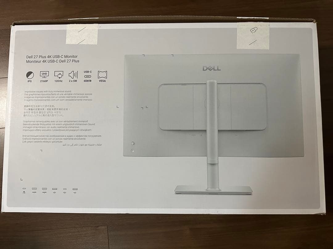 DELL 4K USB-Cモニター27インチ S2725QC-A