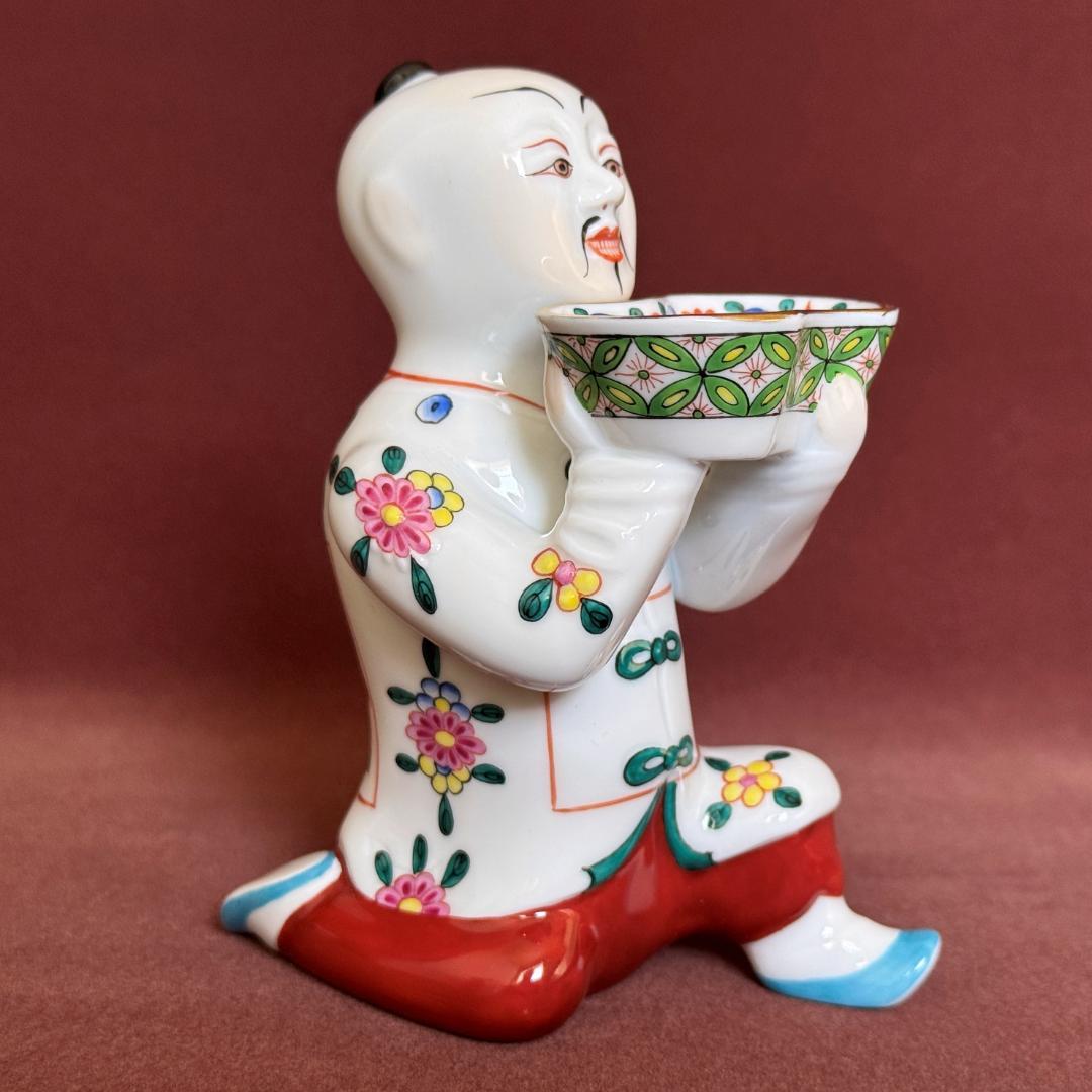 ヘレンド マンダリン(M) お給仕 シノワズリ フィギュリン 人形2