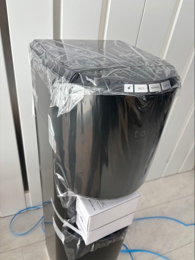 【エブリィフレシャス】浄水型ウォーターサーバー tall ★カートリッジ6個付