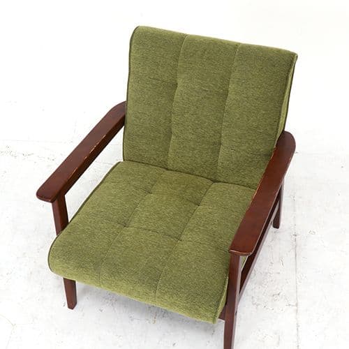 《新品・送料無料》ファブリックソファー フレンズ　1P　グリーン