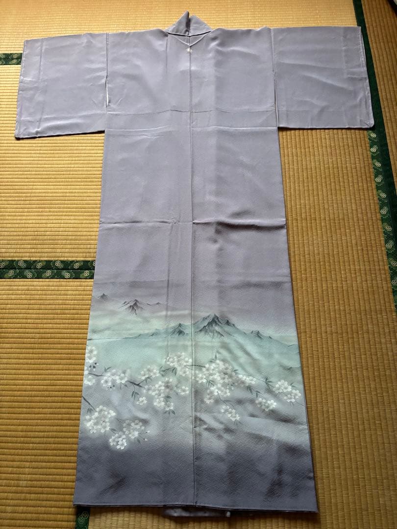 色留袖　一つ紋　作家もの　正絹　未使用