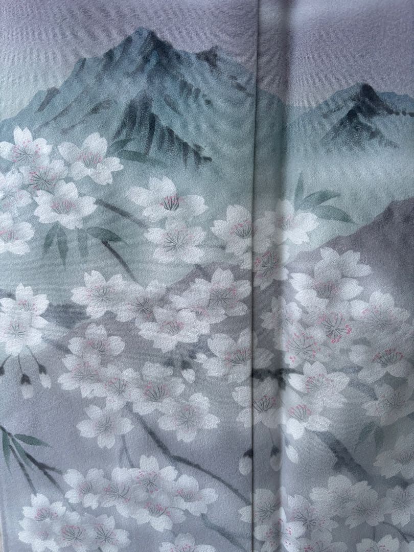 色留袖　一つ紋　作家もの　正絹　未使用