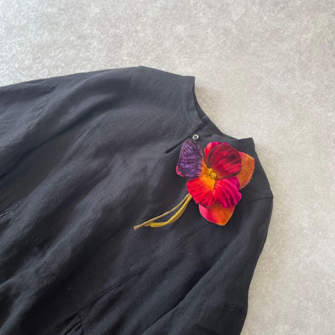 【定価4万】作家さんの一点物 ベルベットのコサージュ2個セット