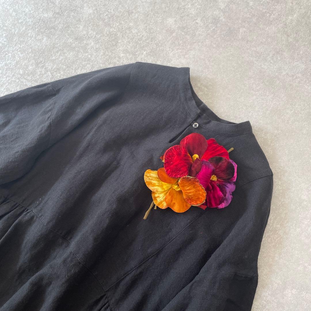 【定価4万】作家さんの一点物 ベルベットのコサージュ2個セット