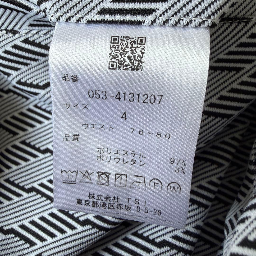 現行モデル　パーリーゲイツ　ジョガーパンツ　M〜L相当　総柄　黒　グレー　白　4