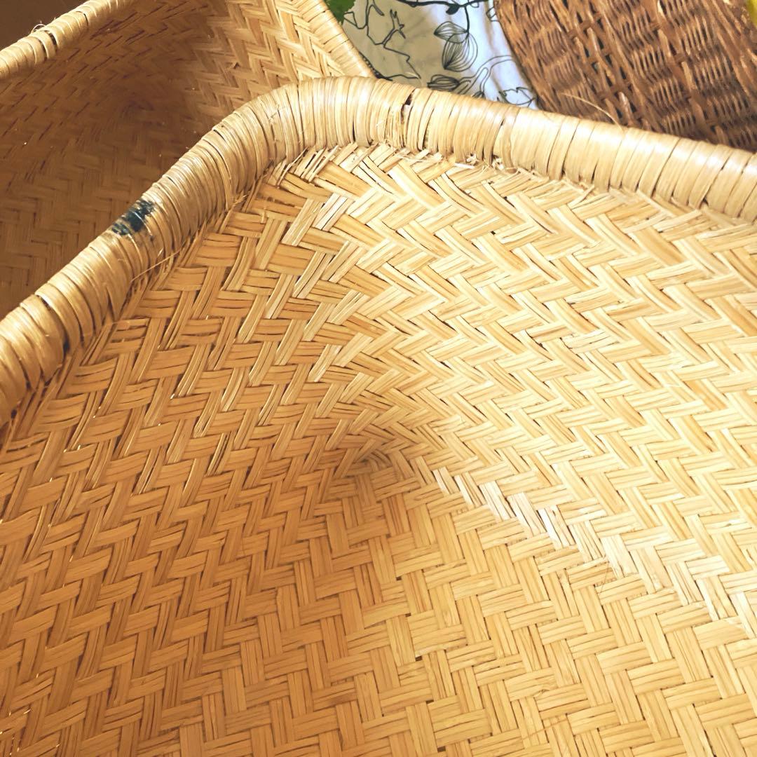 昭和レトロ 中サイズ 行李 クリーニング済み 超美品 ① ③セット