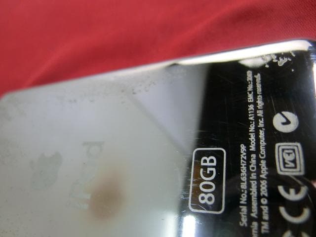 101：Apple iPod　A1136　80GB　ジャンク