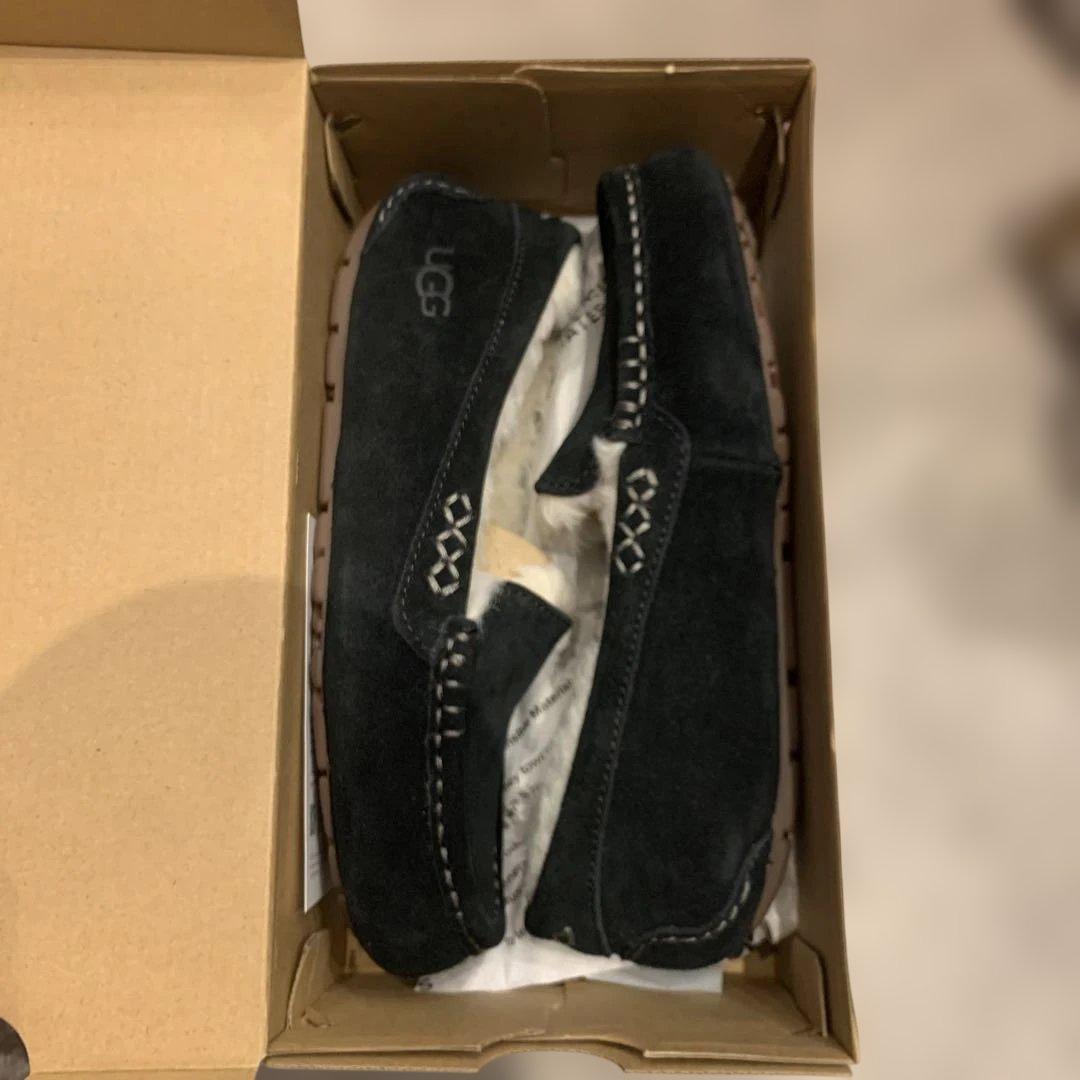 【新品未使用】UGG アンスレー モカシン ローファー ブラック 23cm