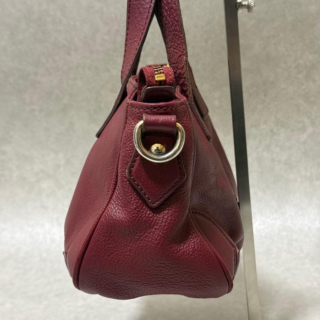 【バーバリーブルーレーベル】2wayショルダーバッグ　ゴールドロゴ　ノバチェック