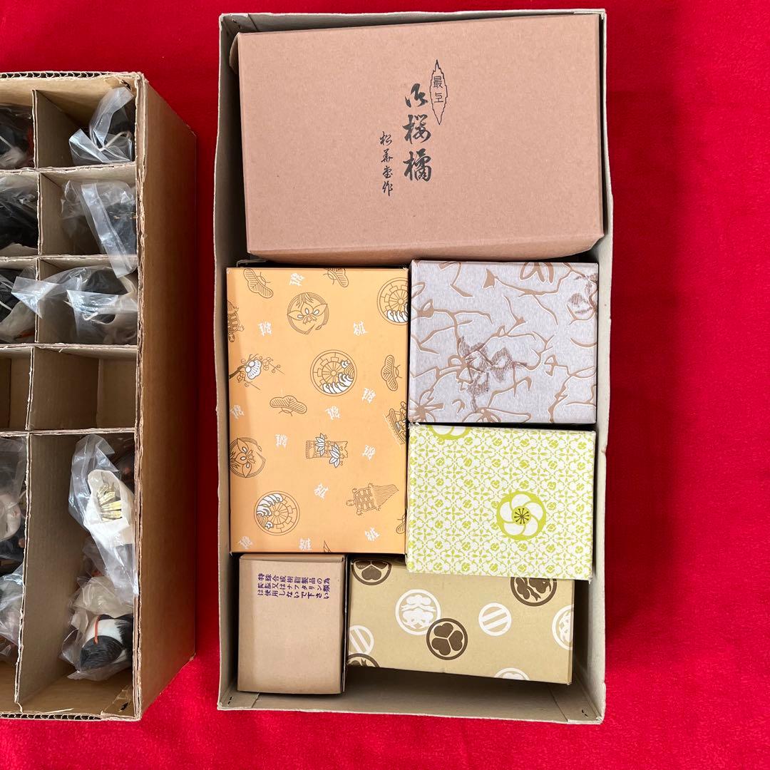 竜光　雛人形　照明付き　ガラスケース　15体セット