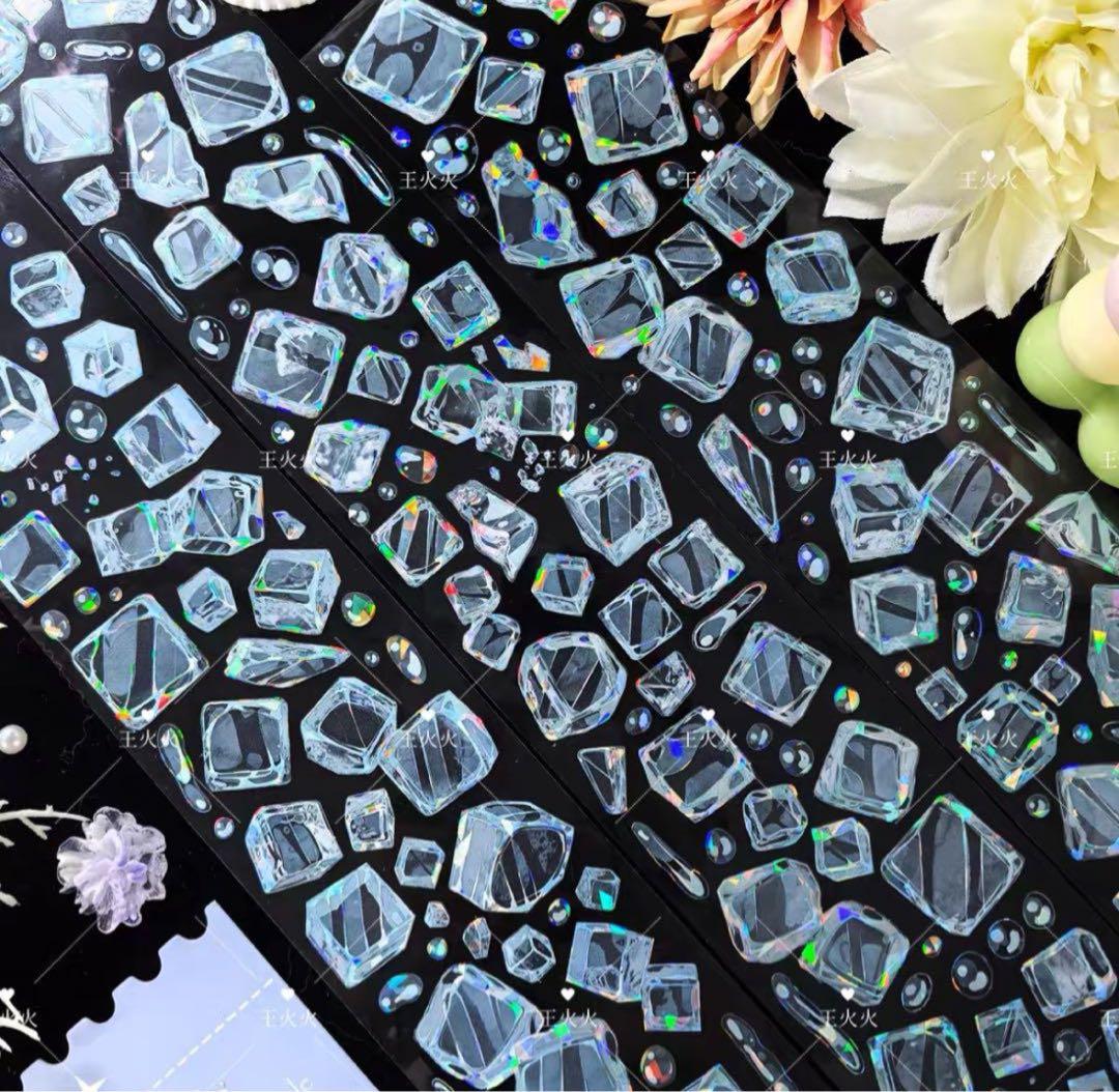 海外 PETテープ マスキングテープ 氷