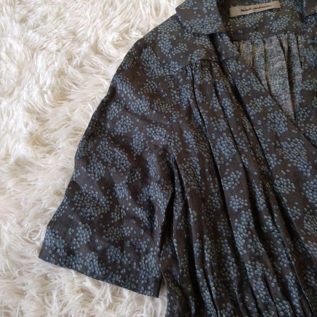 ミナペルホネン　 リネン100%　　　 ワンピース　羽織　カシュクール