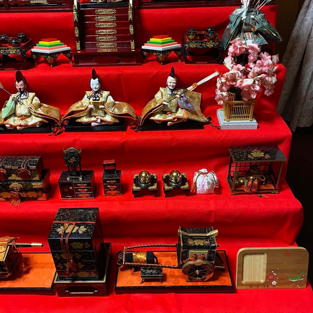 ①ひな壇 雛人形 7段 ひな祭り お雛様 セット ①